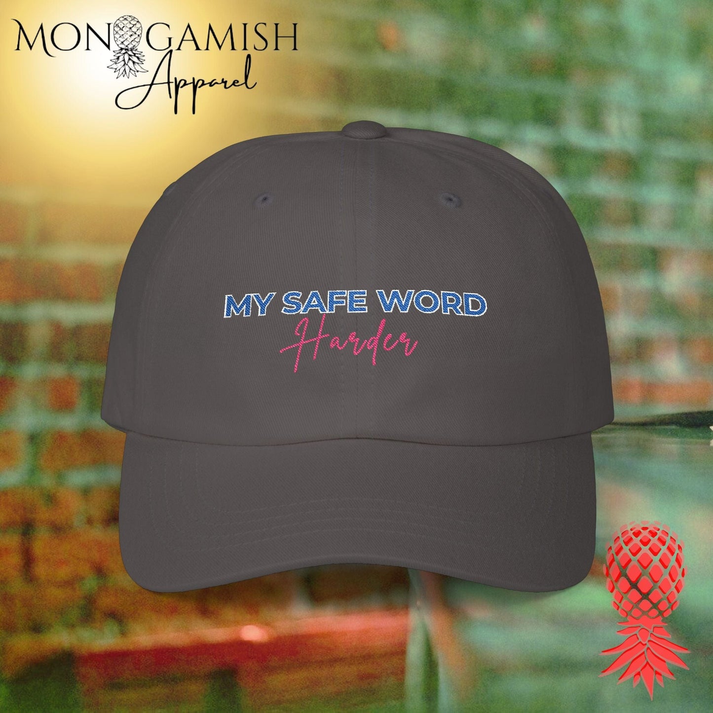 Safeword is Harder Embroidered Hat