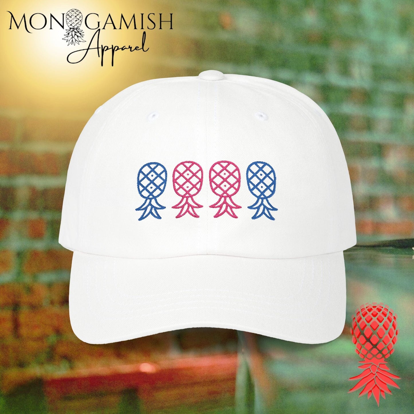 Pineapple Pride Embroidered Hat