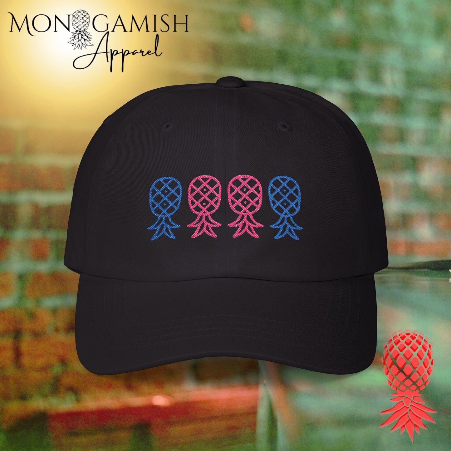 Pineapple Pride Embroidered Hat