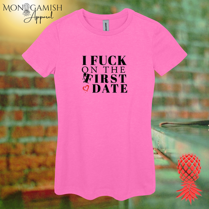 F*ck on First Date Women's Tee