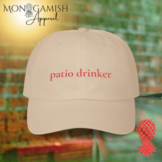 Patio Drinker Embroidered Hat