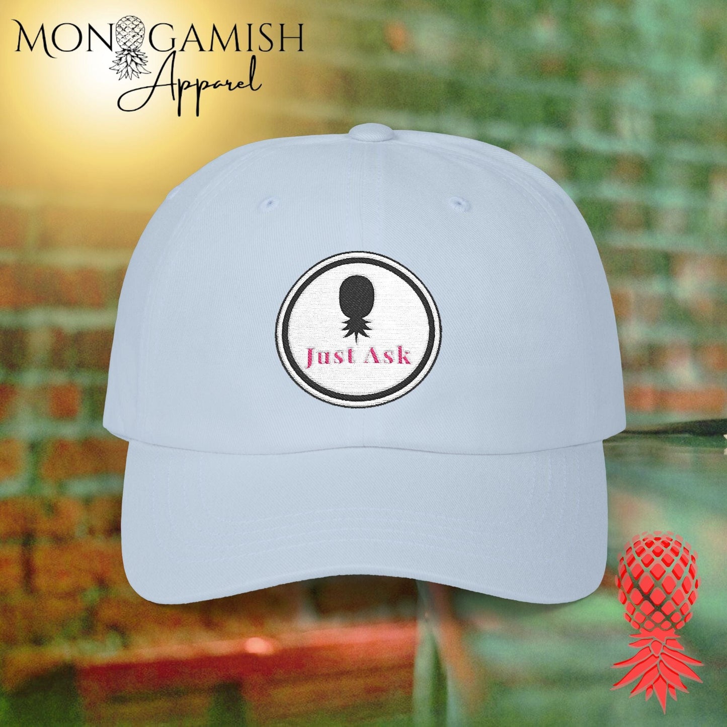 Just Ask Embroidered Hat