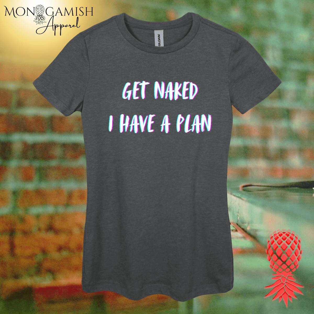 Get Naked, I Have a Plan Women's Tee