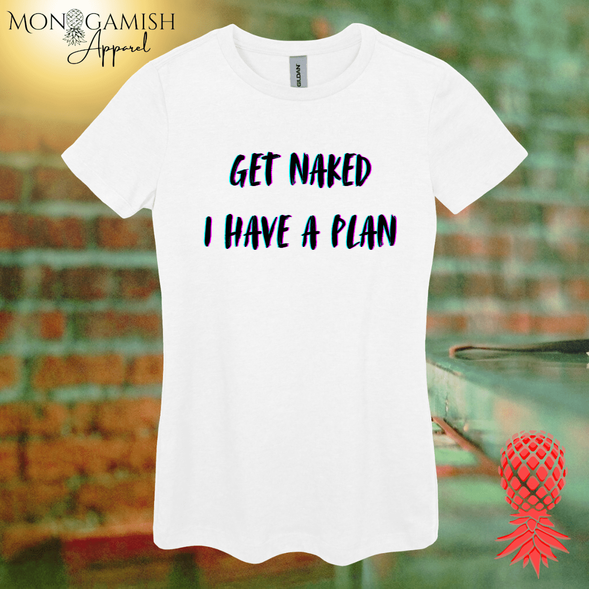 Get Naked, I Have a Plan Women's Tee