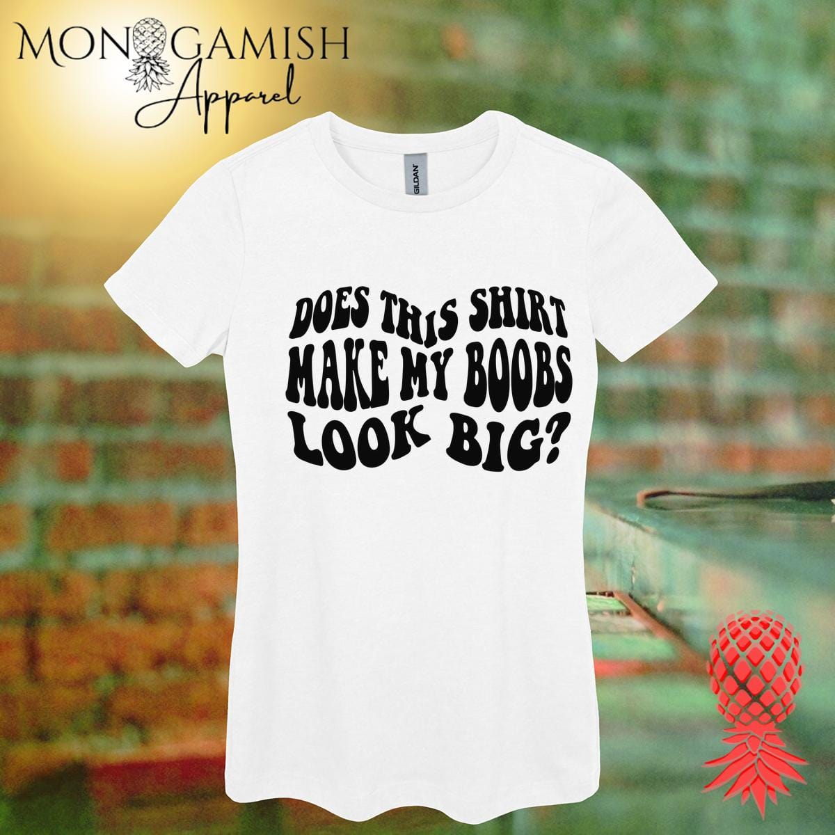 Do My Boobs Look Big Woman's Tee