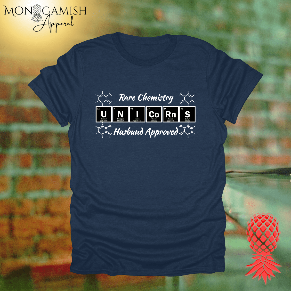 Unicorn Chemistry Husband Approved Unisex Tee