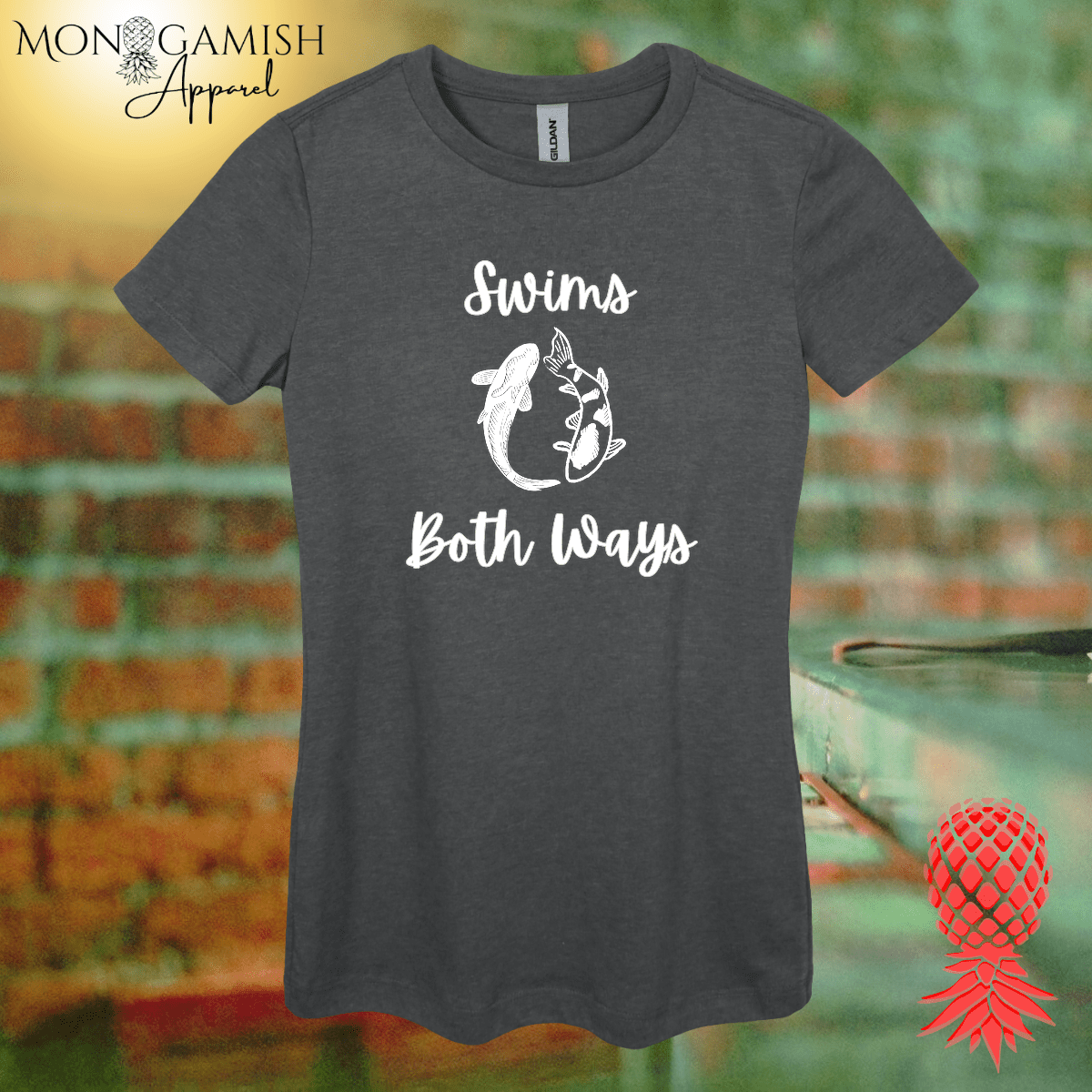 Swims Both Ways Woman's Tee