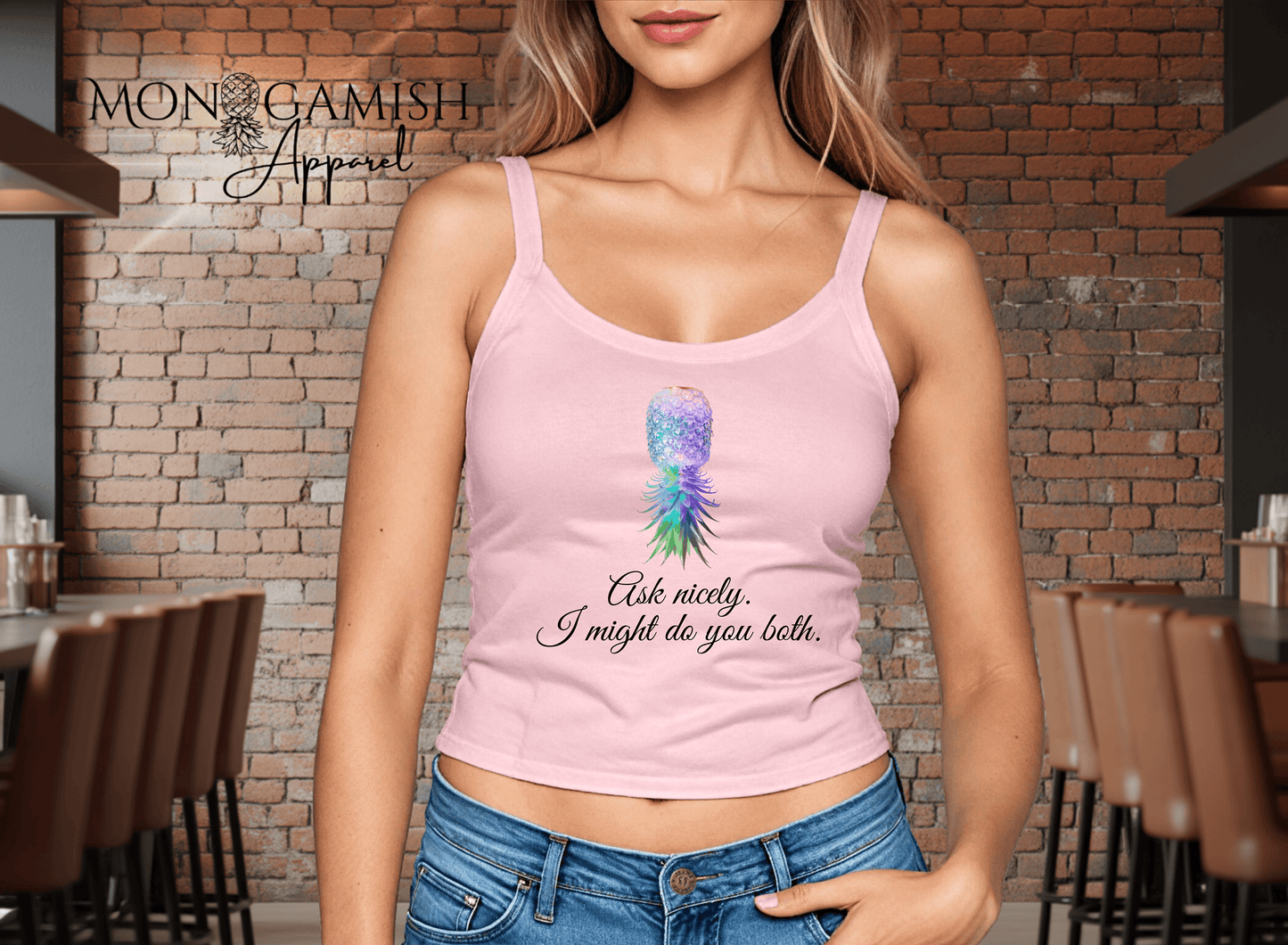 Ask Nicely Crop Tank