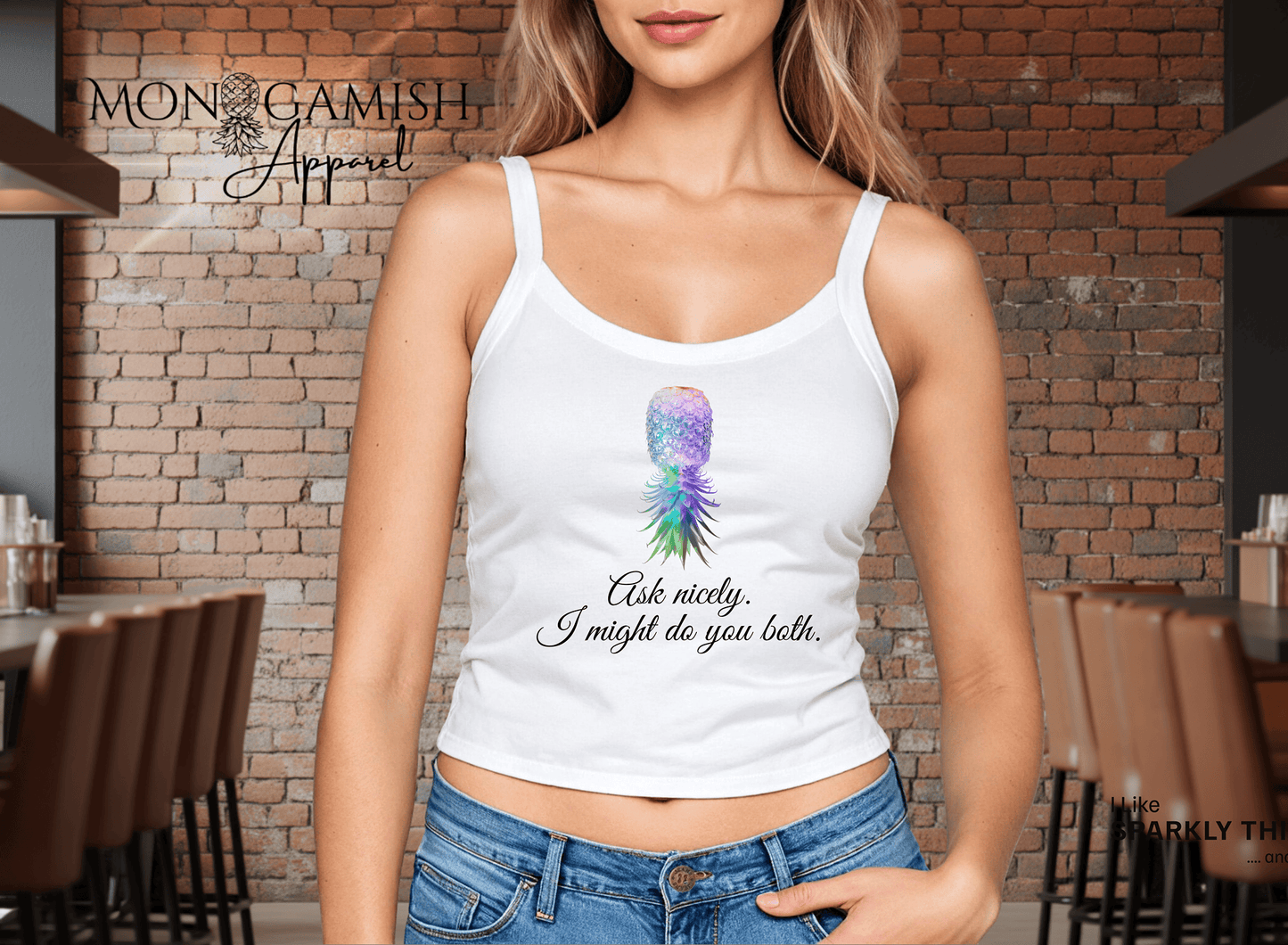 Ask Nicely Crop Tank