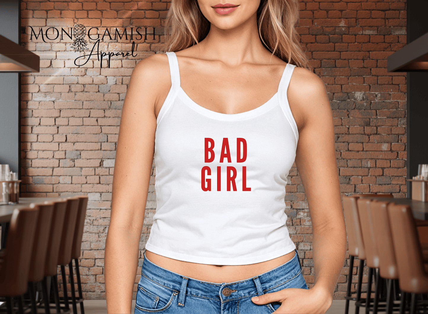 Bad Girl Ladies Crop Tank