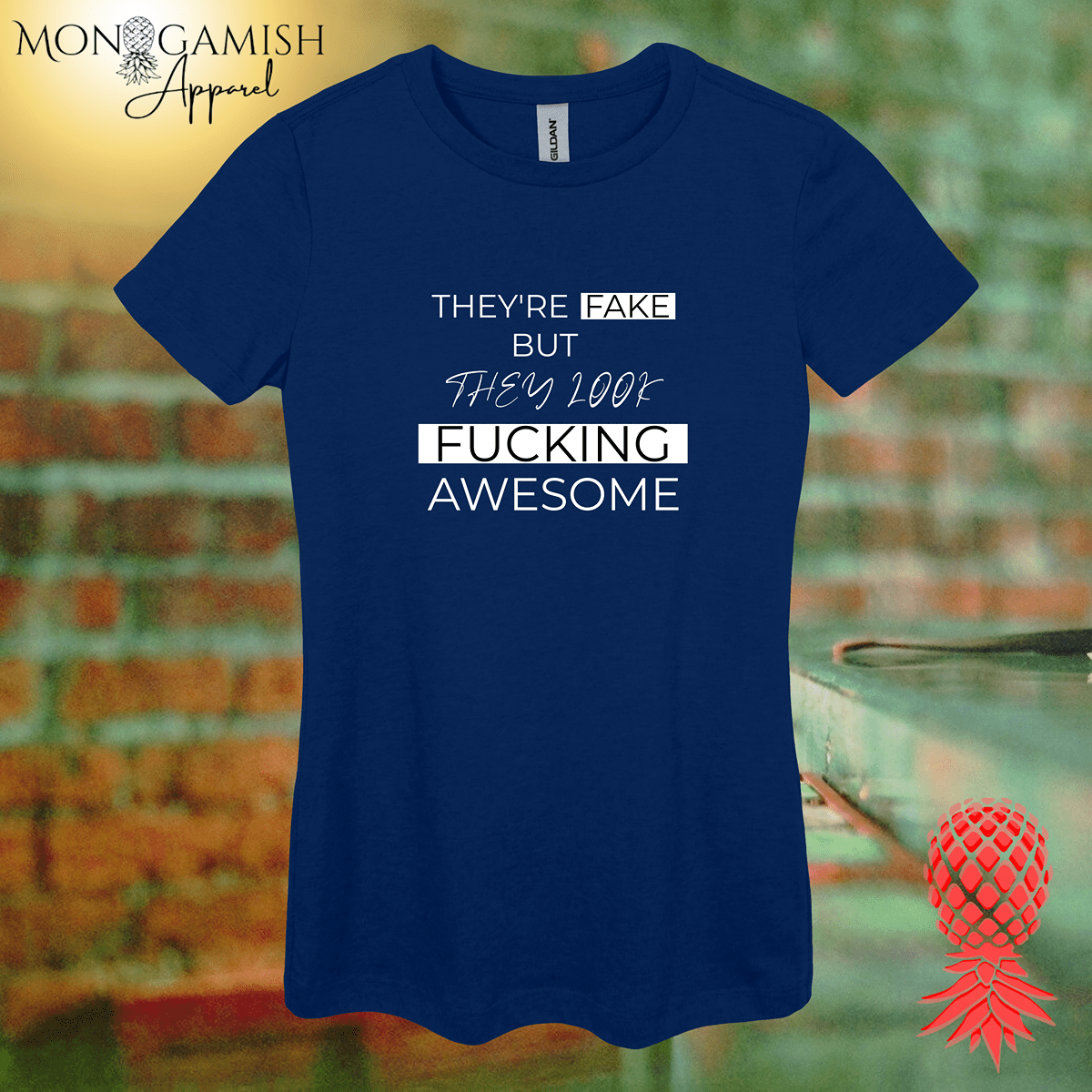 Fake but Awesome Women's Tee