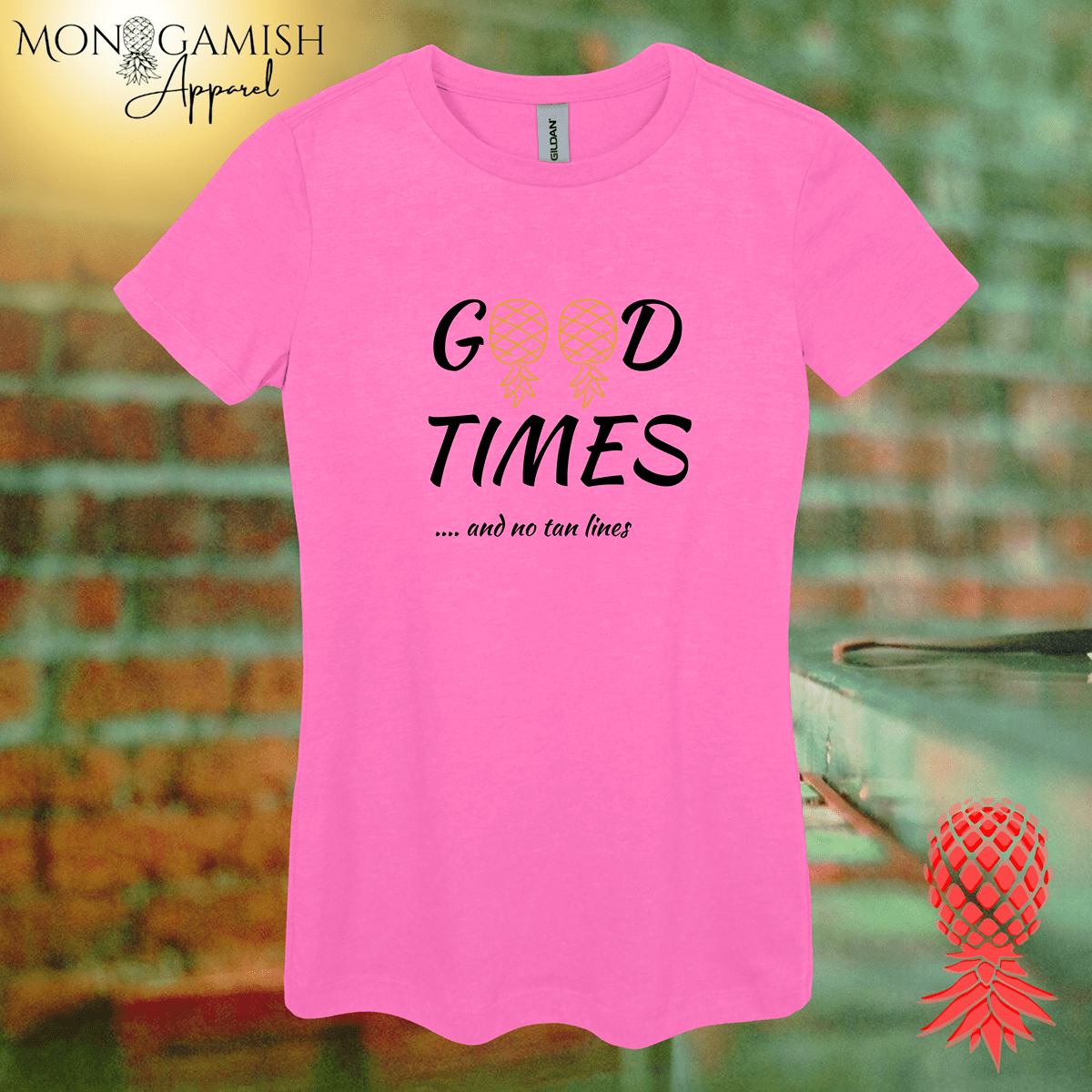 Good Times and No Tan Lines Woman's Tee