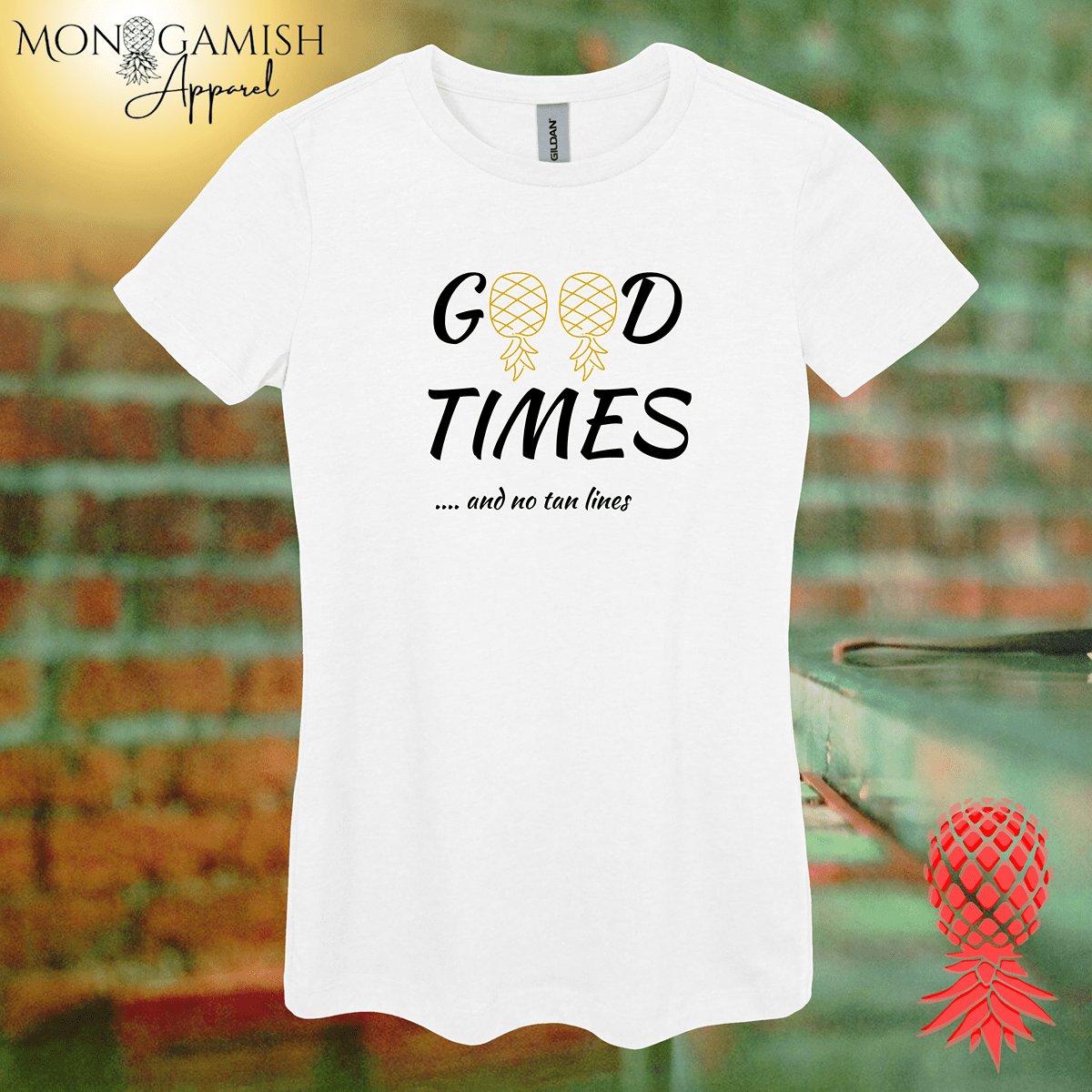 Good Times and No Tan Lines Woman's Tee