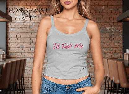 I Would F*ck Me Ladies Crop Tank