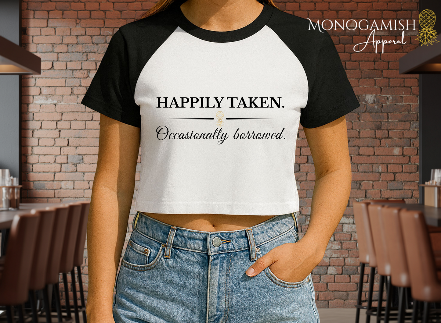 Taken but Borrowed Crop Tee